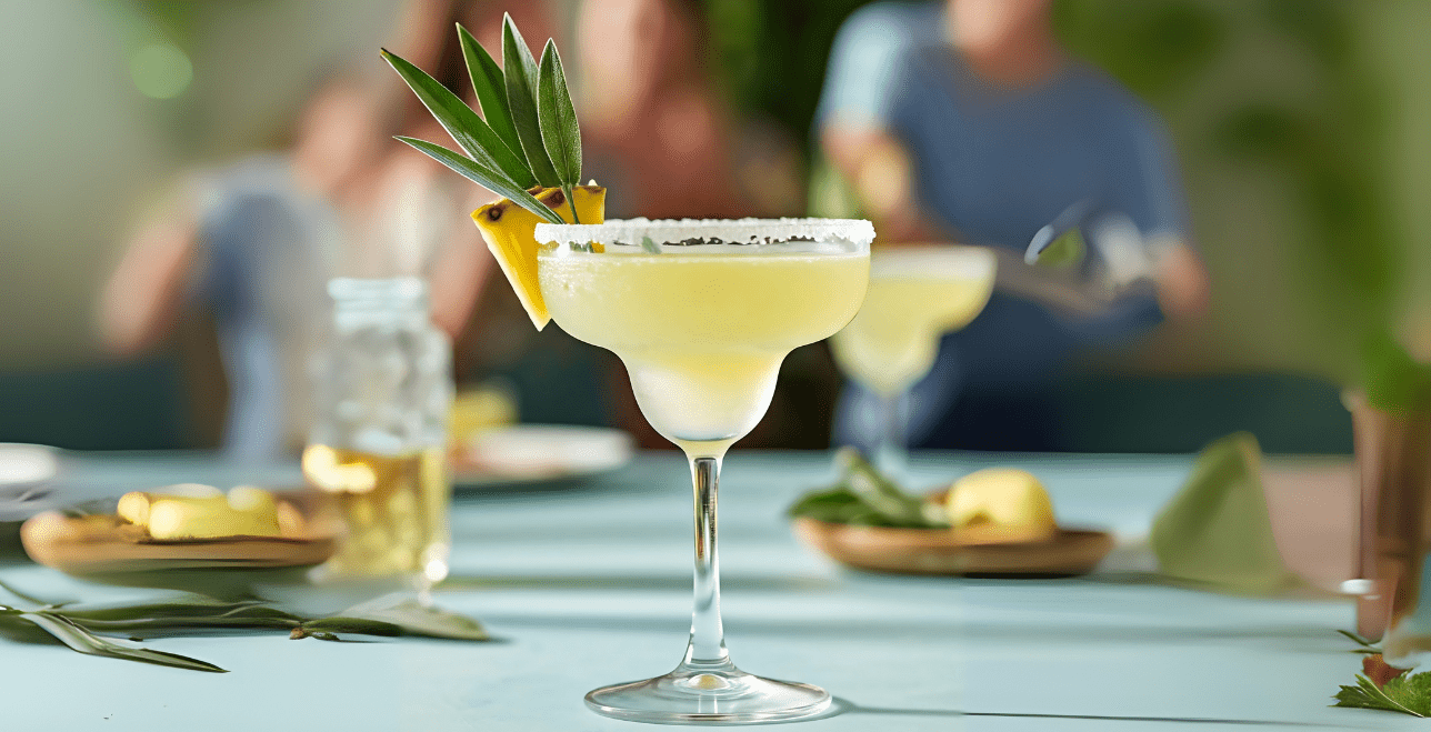 Nonalcoholic Cocktail - Mocktail - Tequila Alternative - Agave Pineapple Cooler