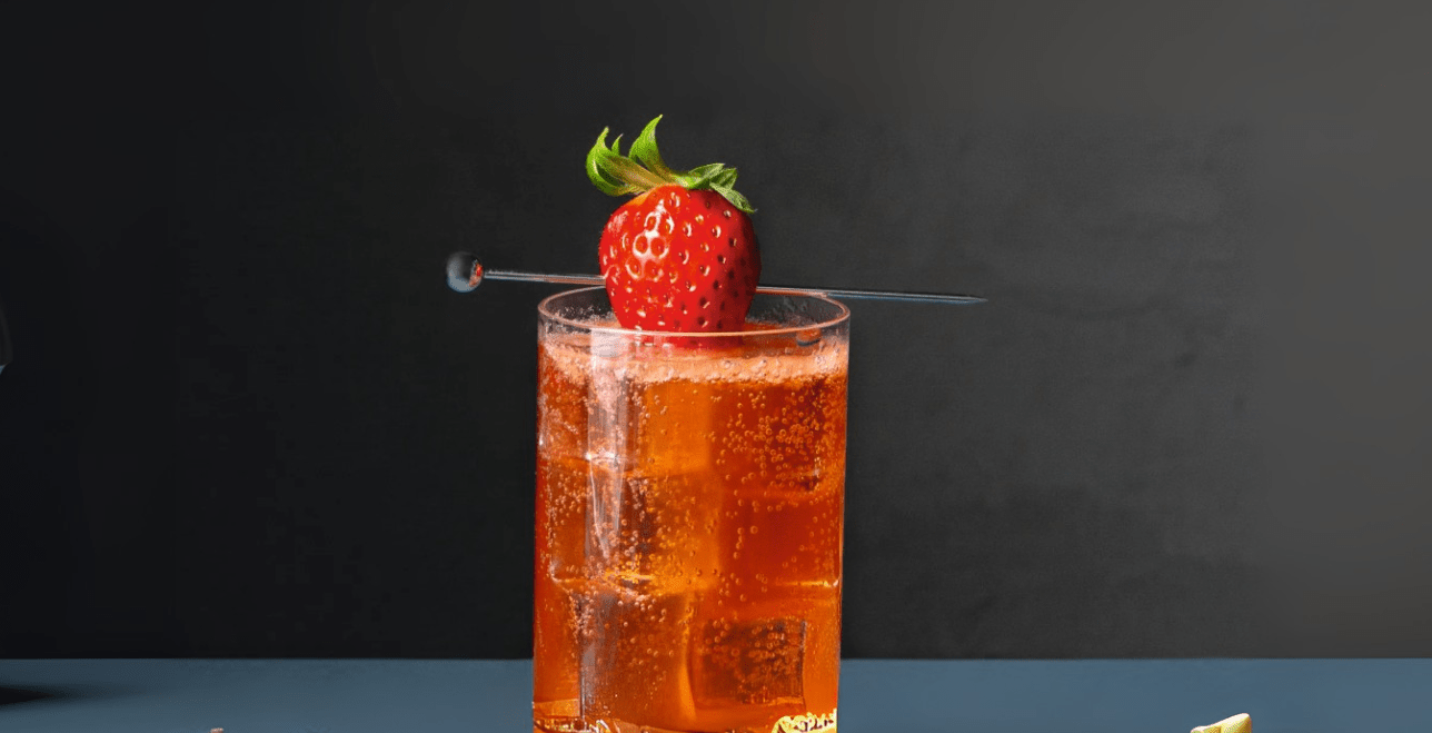 Nonalcoholic Cocktail - Mocktail - Whiskey Alternative - Aw Strawbucks