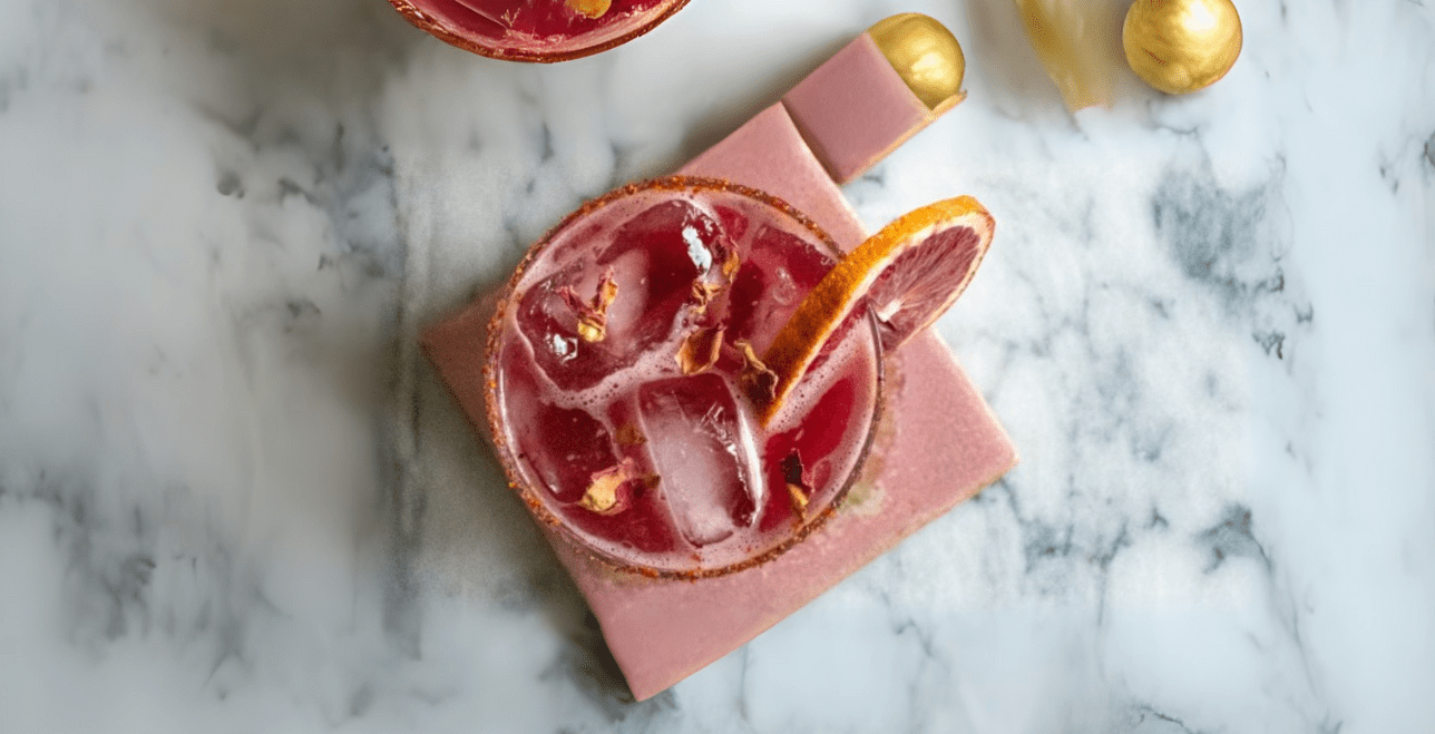 Nonalcoholic Cocktail - Mocktail - Mezcal Alternative - Blood Orange Mezcalrita