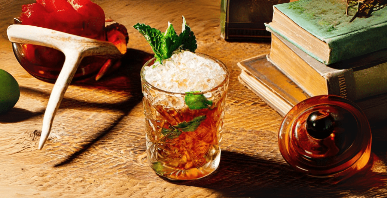 Nonalcoholic Cocktail - Mocktail - Whiskey Alternative - Julep the Dogs Out