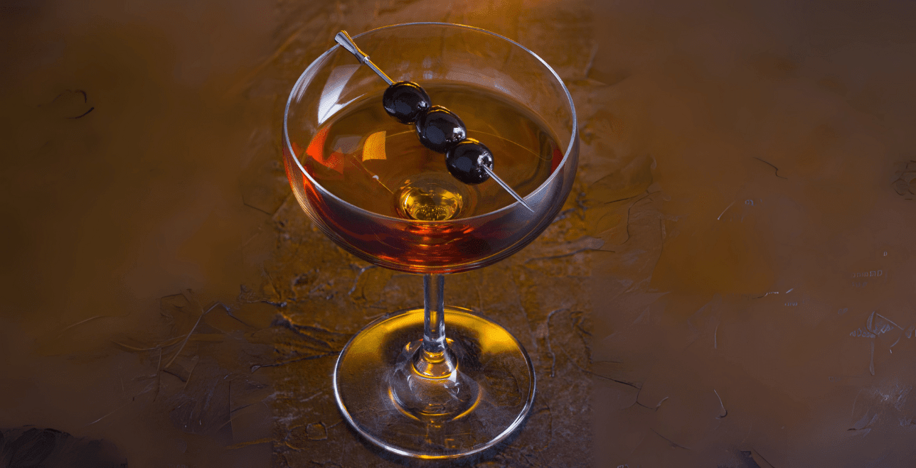 Nonalcoholic Cocktail - Mocktail - Whiskey Alternative - Manhattan
