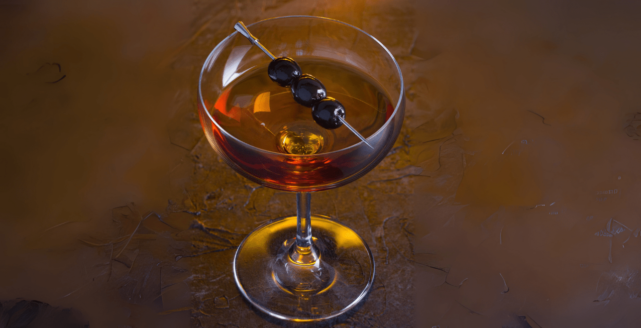 Nonalcoholic Cocktail - Mocktail - Whiskey Alternative - Manhattan