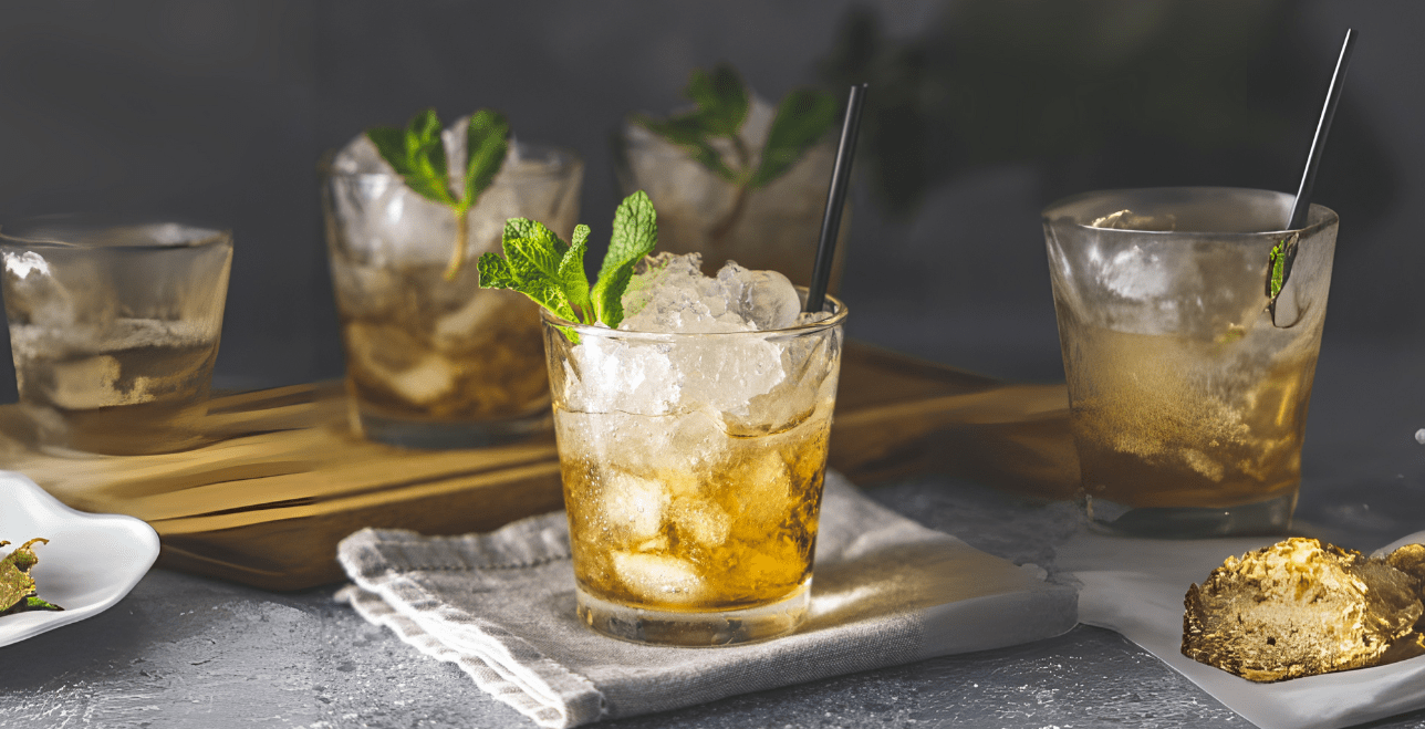 Nonalcoholic Cocktail - Mocktail - Whiskey Alternative - Mint Julep