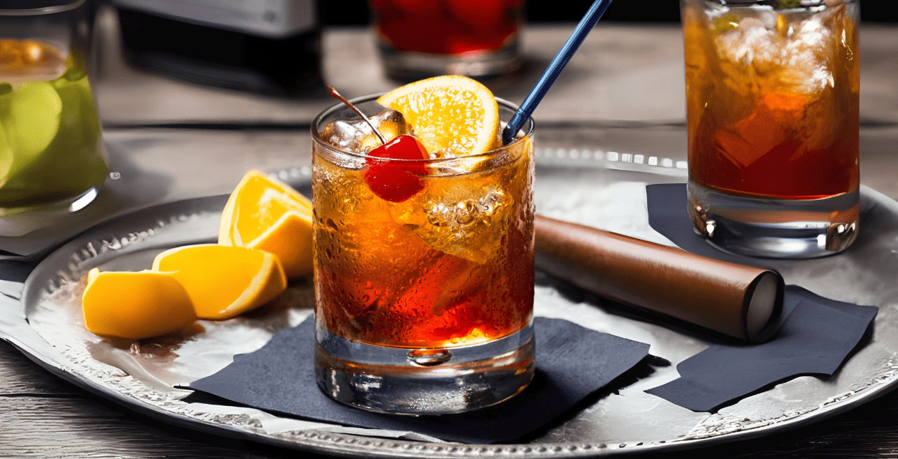 Nonalcoholic Cocktail - Mocktail - Whiskey Alternative - Old Fashioned