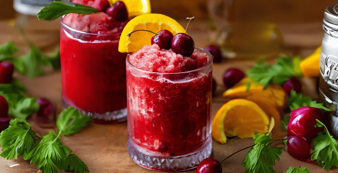 Nonalcoholic Cocktail - Mocktail -Whiskey Alternative - Old Fashioned Slush