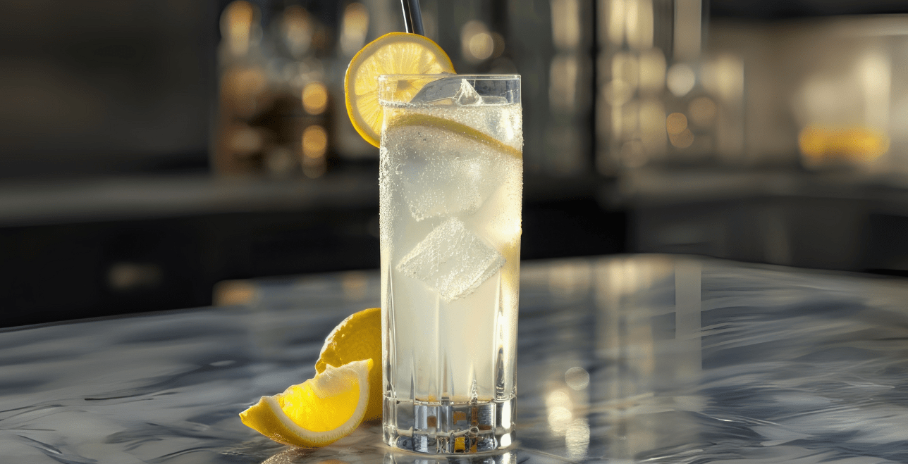 Nonalcoholic Cocktail - Mocktail - Gin Alternative - Tom Collins