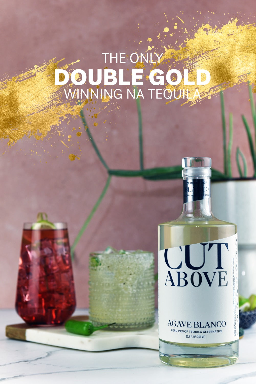 Zero Proof Agave Blanco Tequila - Cut Above Spirits - Nonalcoholic - Mocktail - Nonalcohlic Tequila of the Year