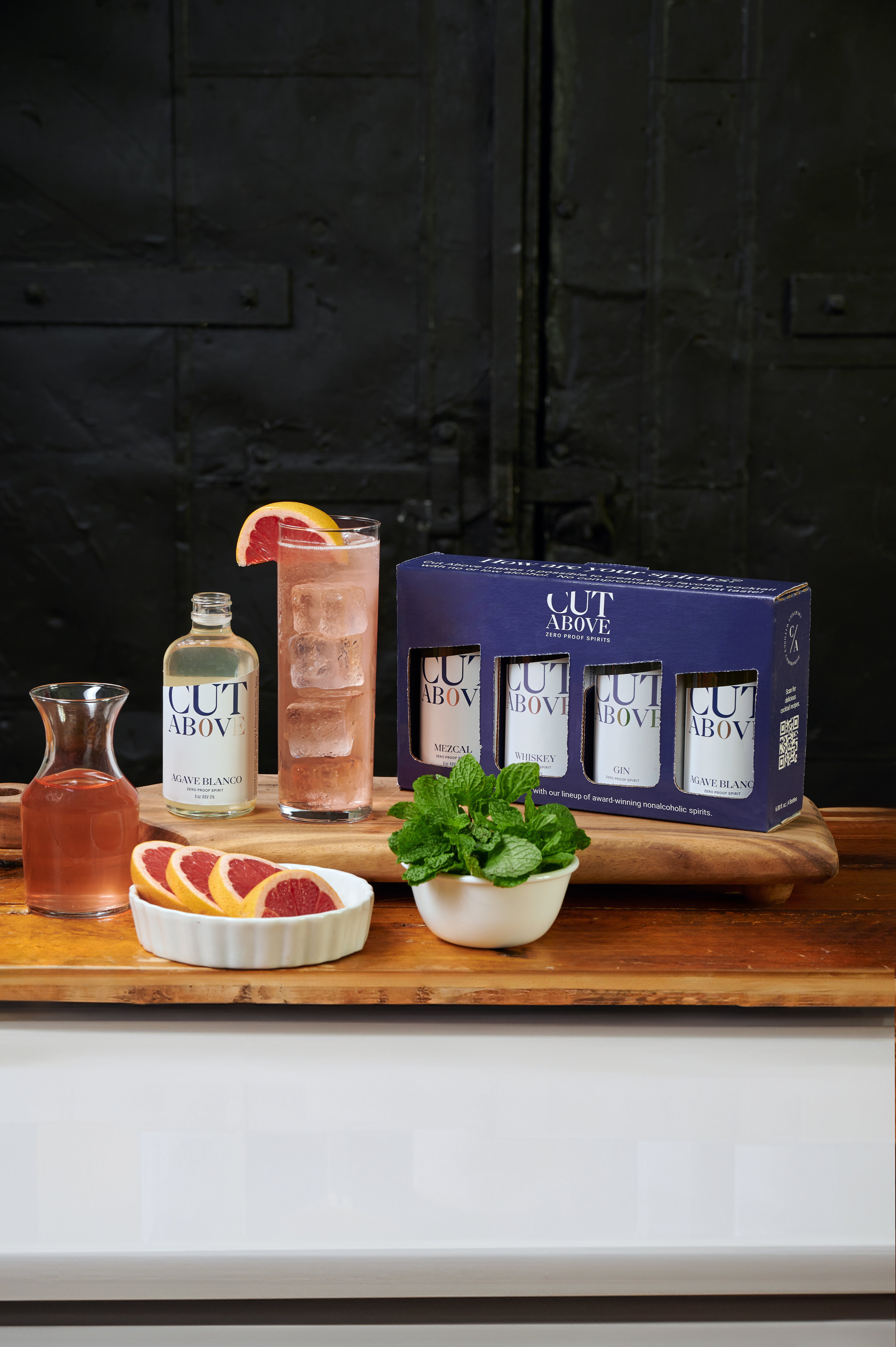 Variety Gift Set - Mini Bottles - Cut Above Spirits - Nonalcoholic - Mocktail - Gin Alternative - Gift - Paloma