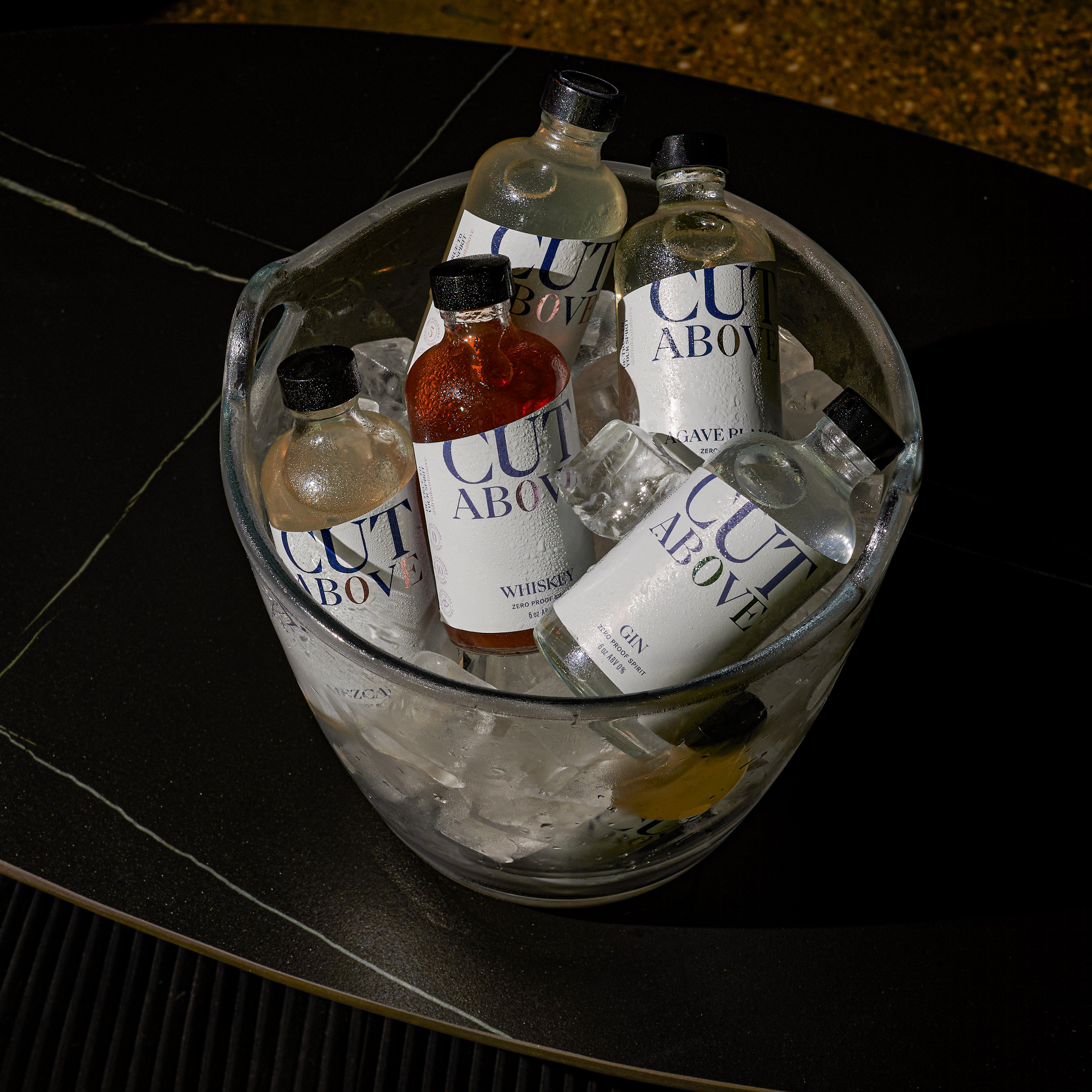 Variety Gift Set - Mini Bottles - Cut Above Spirits - Nonalcoholic - Mocktail - Gin Alternative - Gift - Iced Bottles