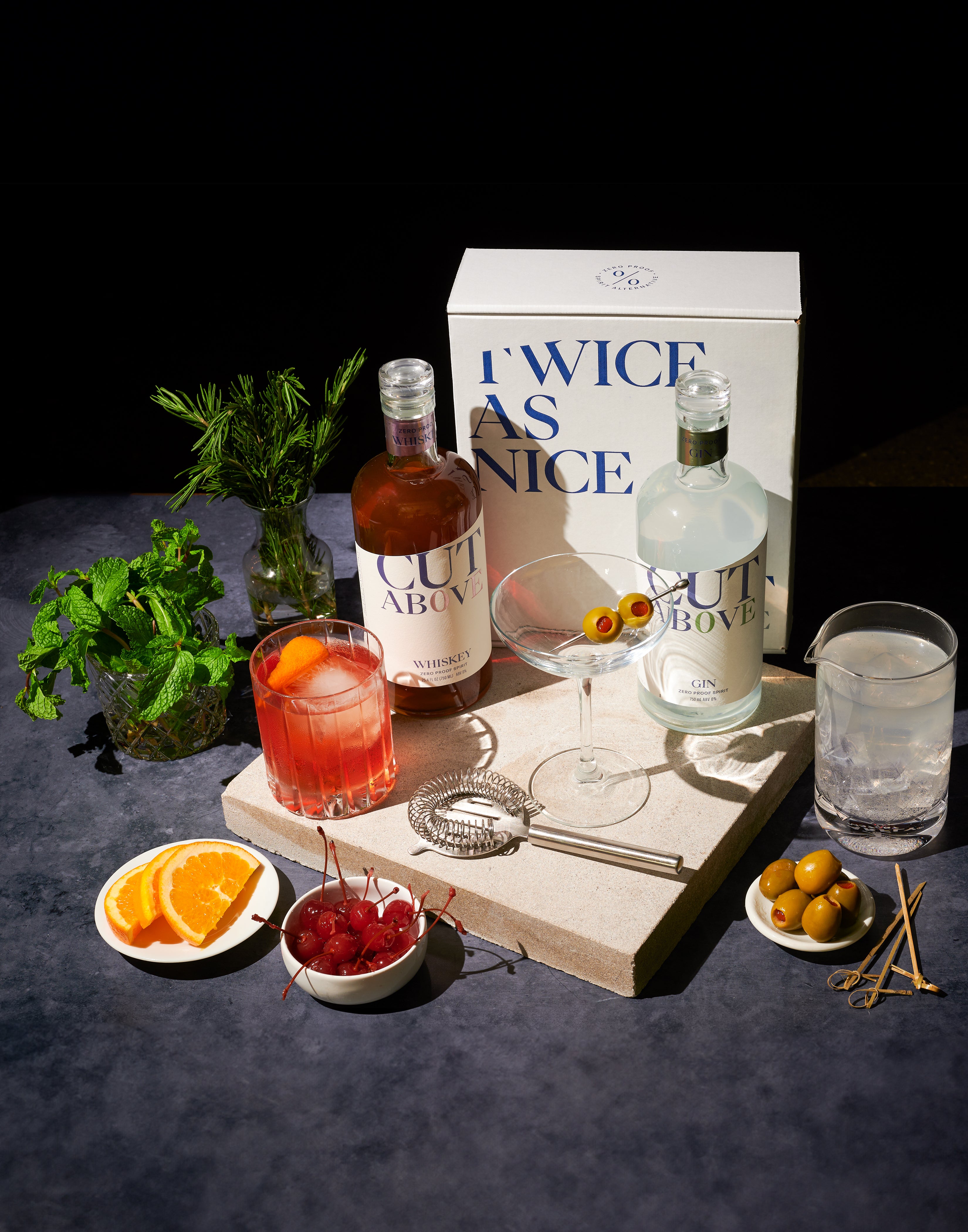 Classic Bundle - Cut Above Spirits - Nonalcoholic - Mocktail - Whiskey Alternative - Gift