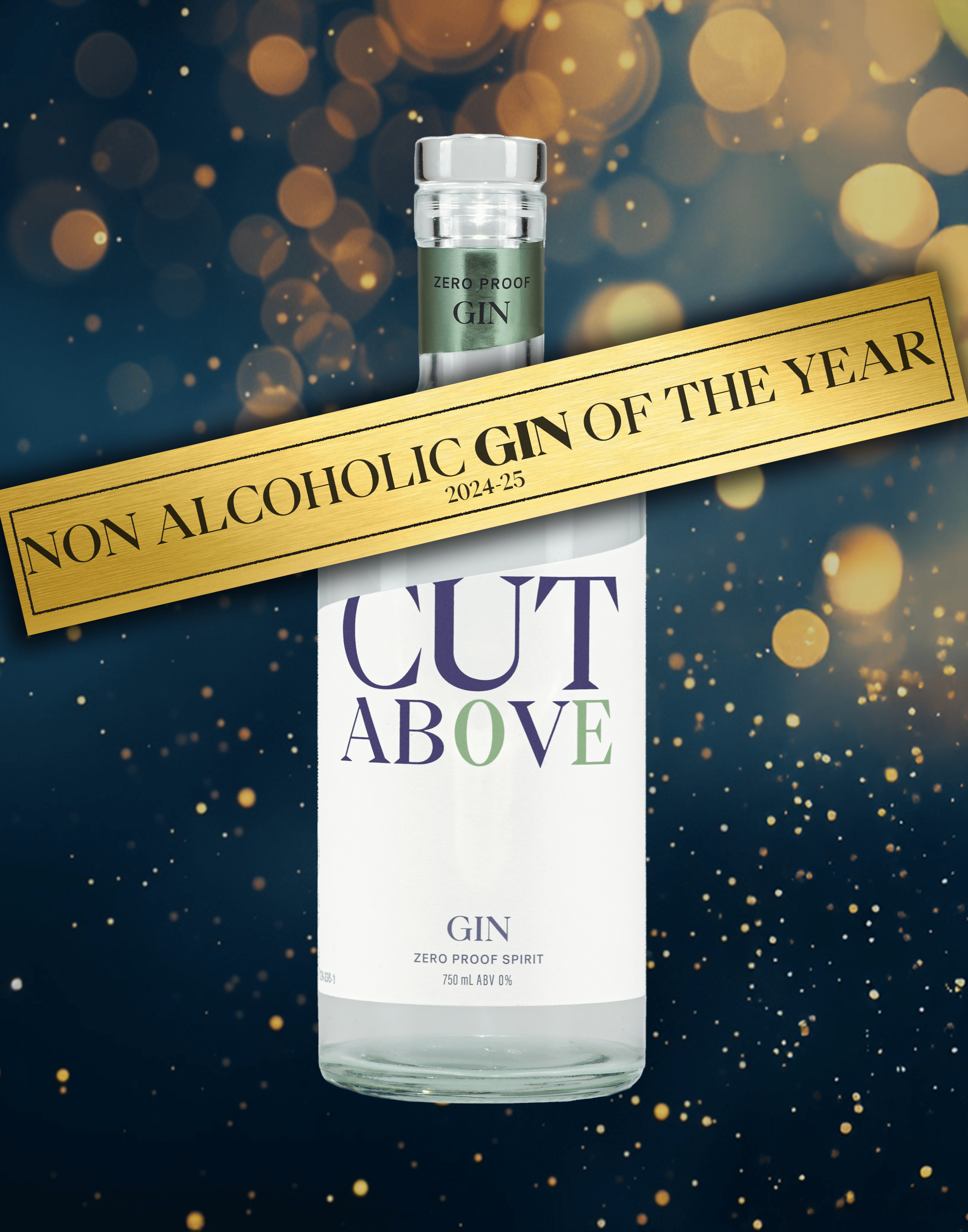 Zero Proof Gin - Cut Above Spirits - Nonalcoholic - Mocktail - Nonalcohlic Gin of the Year