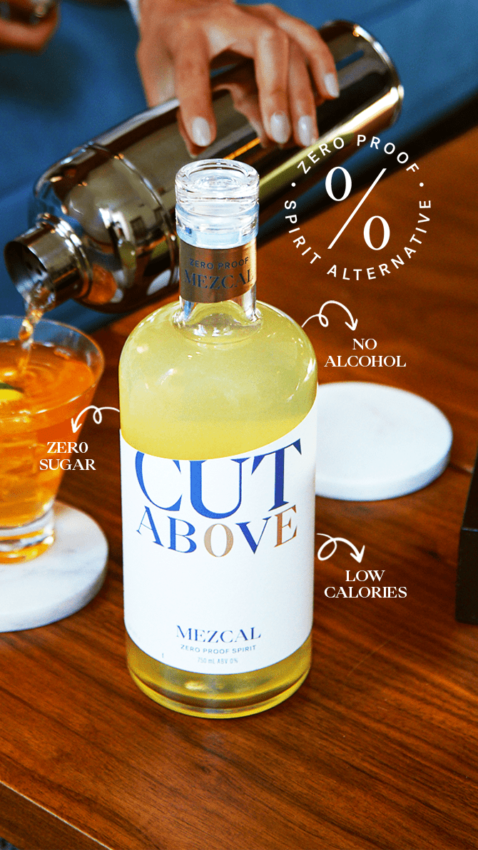 Zero Proof Mezcal - Cut Above Spirits - Nonalcoholic - Mocktail - Component List