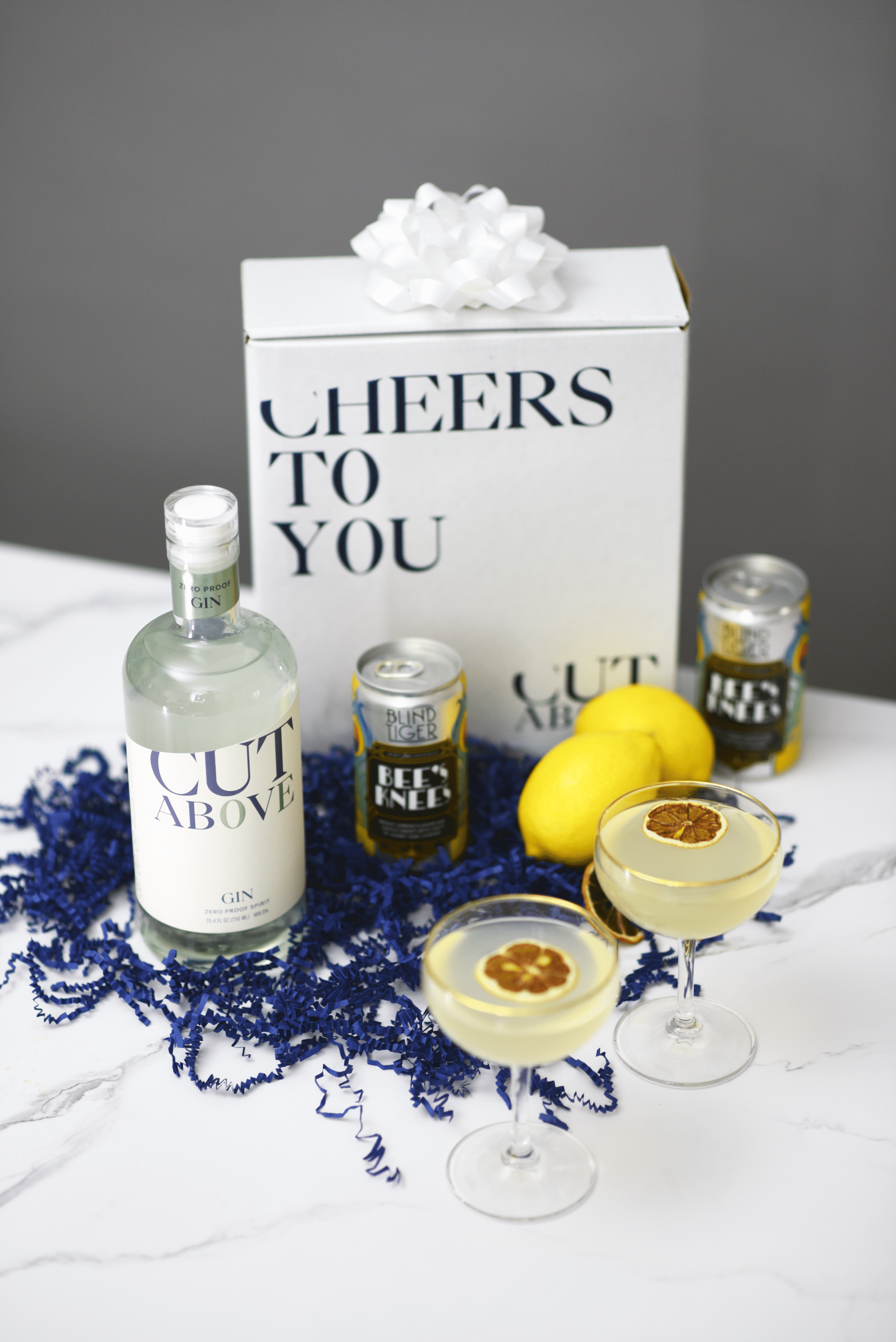 Bee's Knees Cocktail Kit - Cut Above Spirits - Nonalcoholic - Mocktail - Gin Alternative - Gift - Set