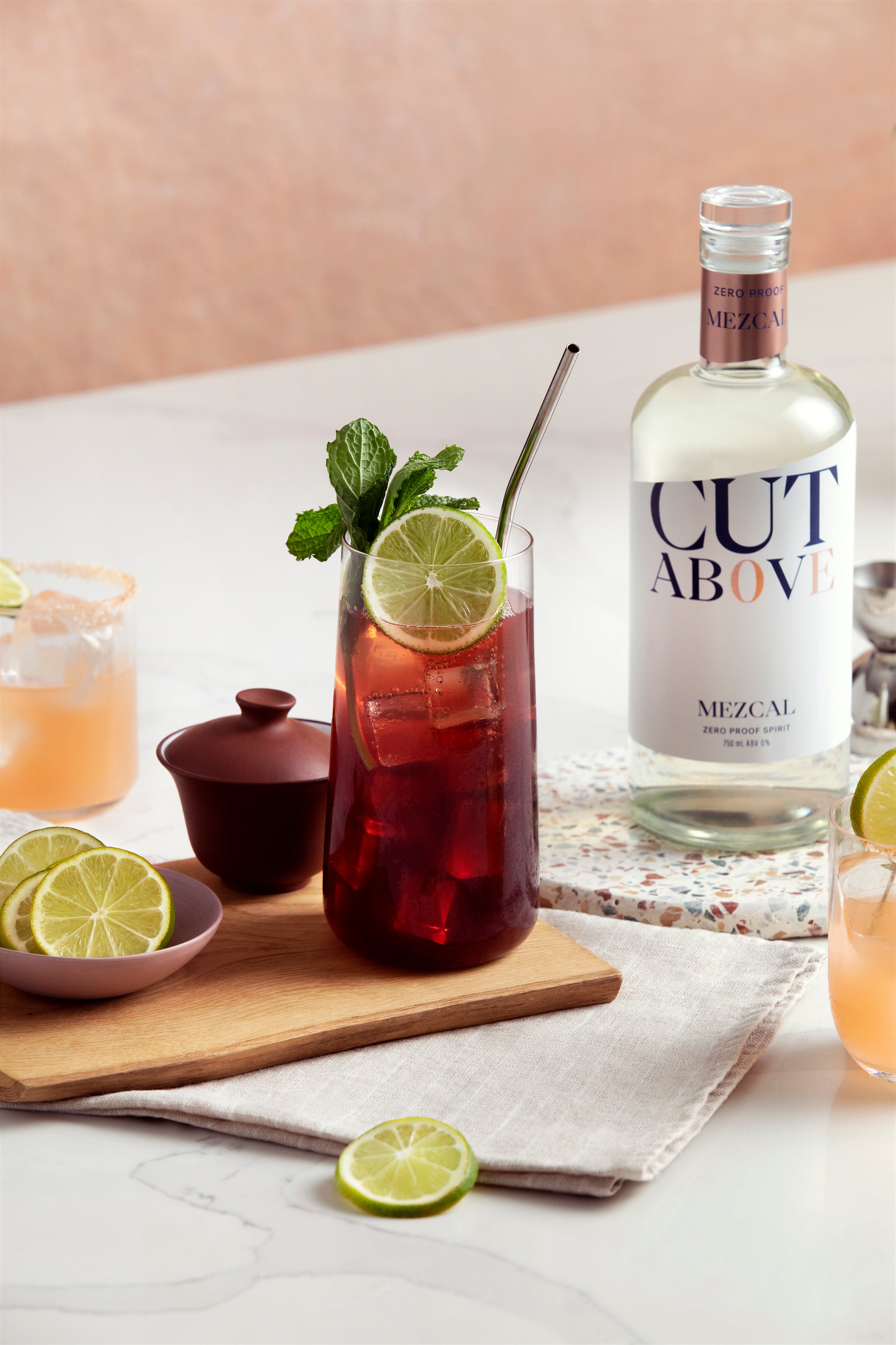 Zero Proof Mezcal - Cut Above Spirits - Nonalcoholic - Mocktail