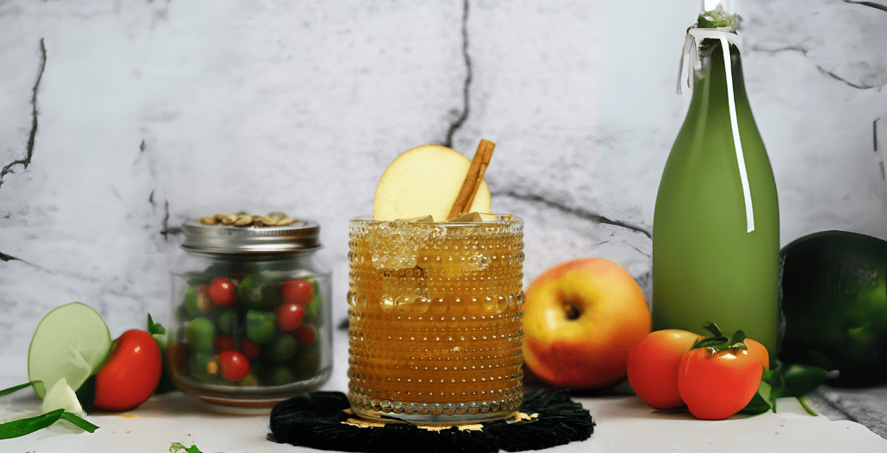 Nonalcoholic Cocktail - Mocktail - Tequila Alternative - Apple Cider Margarita