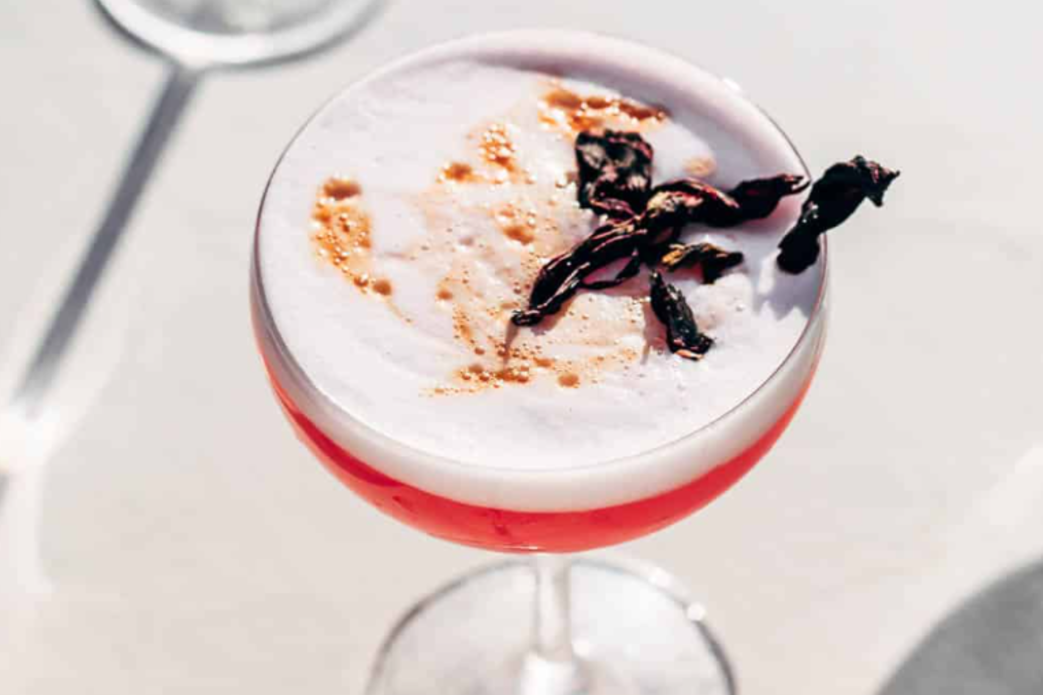 Hibiscus Mezcal Sour