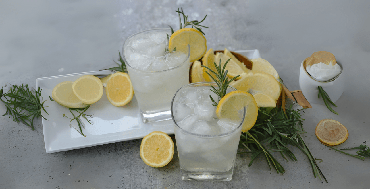 Nonalcoholic Cocktail - Mocktail - Gin Alternative - Rosemary Gin Fizz