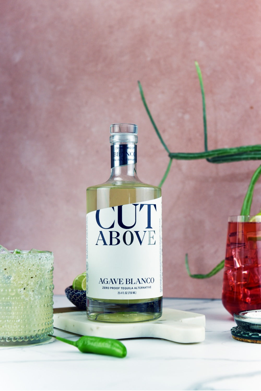 Zero Proof Agave Blanco Tequila - Cut Above Spirits - Nonalcoholic - Mocktail