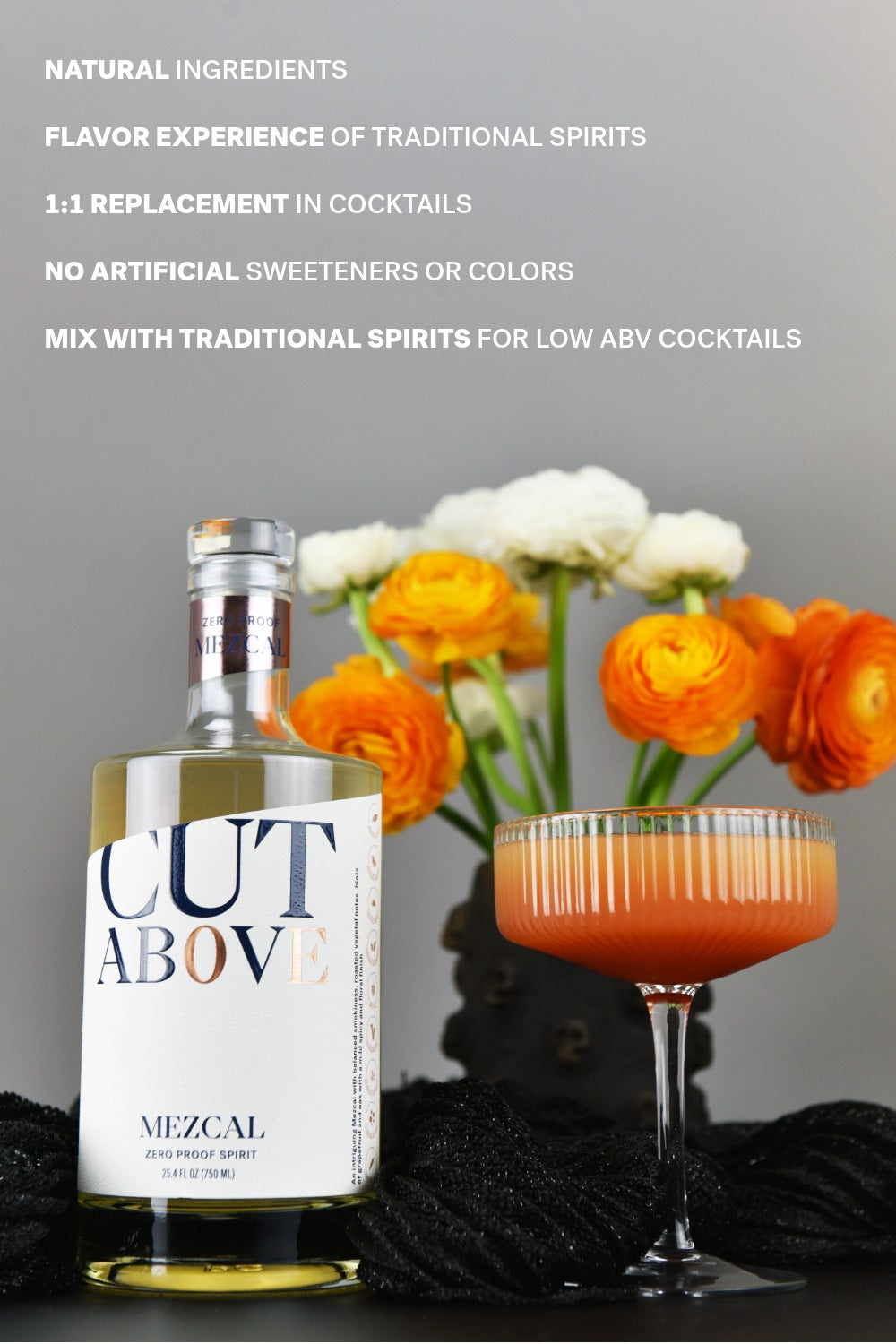 Zero Proof Mezcal - Cut Above Spirits - Nonalcoholic - Mocktail - Description