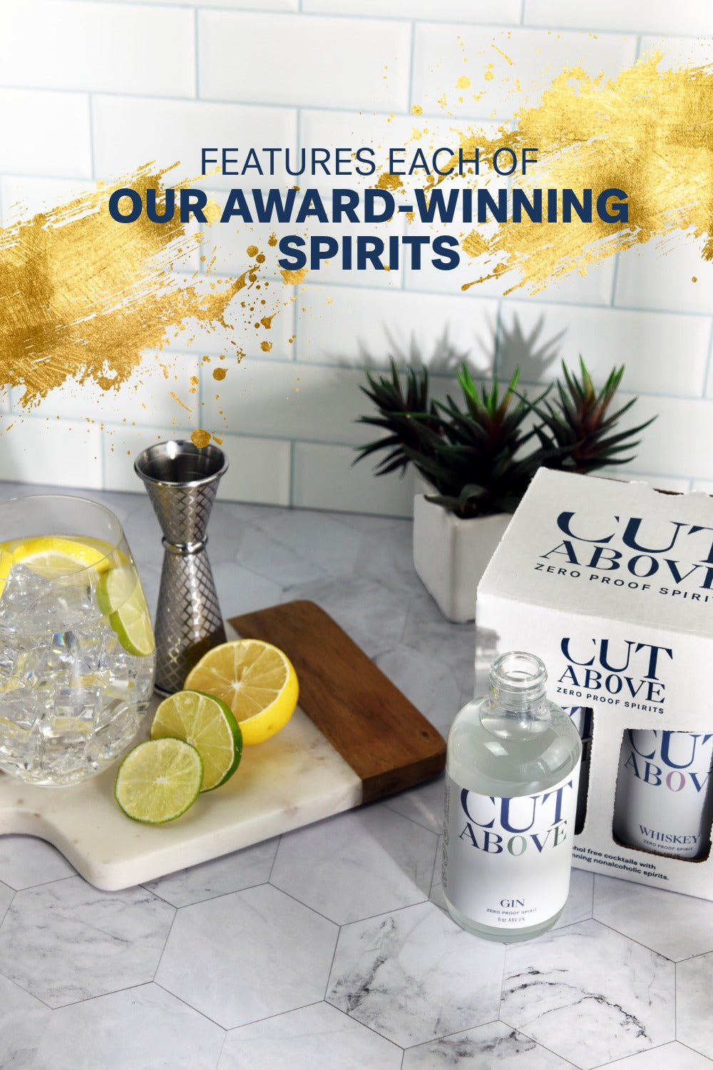 Zero Proof Tasting Set | Non Alcoholic Spirits Sampler – Cut Above
